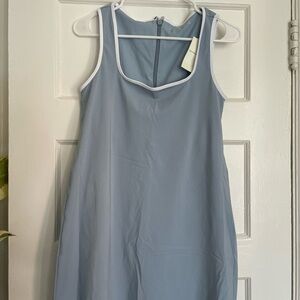 Abercrombie & Fitch Light Blue Dress with White Accents